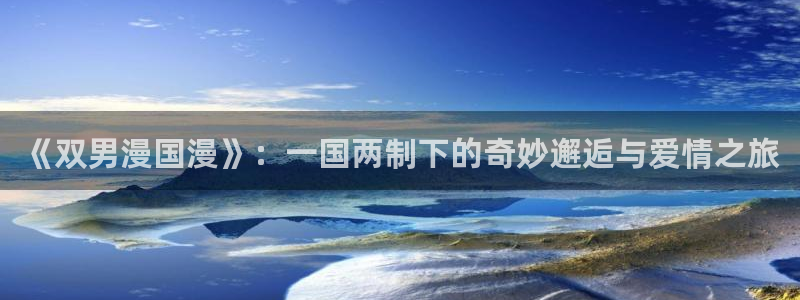 动漫天堂网官网入口：《双男漫国漫》：一国两制下的奇妙邂逅与爱情之旅